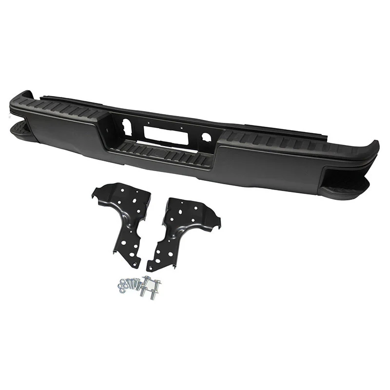 New Rear Bumper Black Option VJC Corner Step  fits 2014-2019 Chevrolet Silverado GMC Sierra 1500 GM1103177