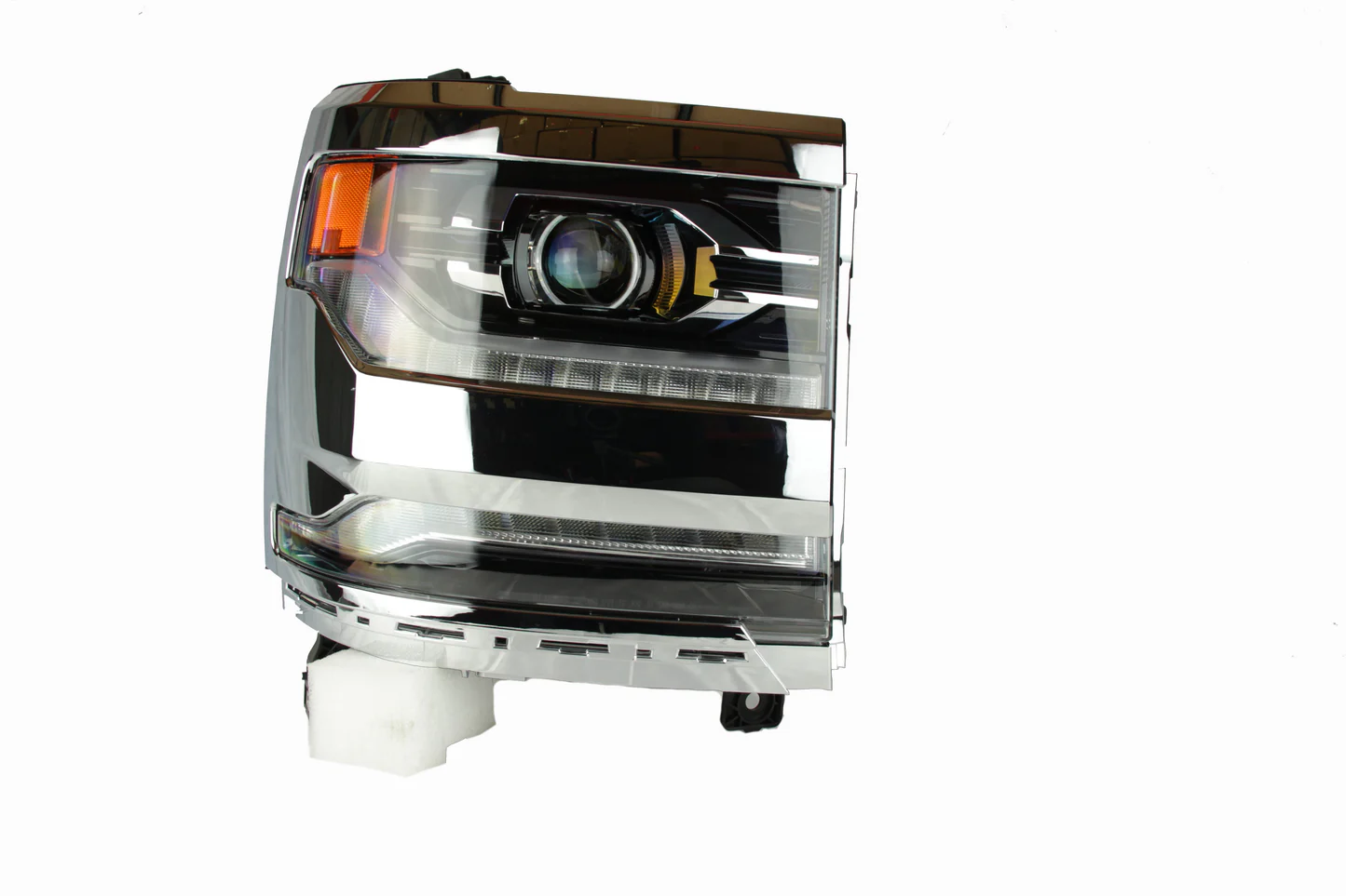 New RH Chrome Bezel LED Headlights fits 2016-2018 Chevrolet Silverado 1500 GM2503452 84292721 84893095