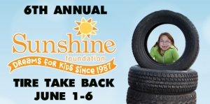 Tire Take Back, Sunshine Foundation