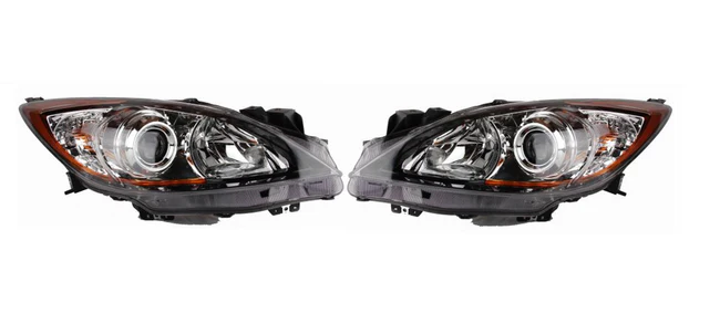 2010-2013 Mazda 3 New LH & RH Halogen Projector Headlight Assembly BBM4510L0K BBM4510K0K