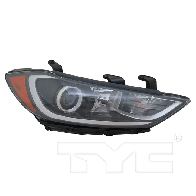 New RH Passenger Headlight Halogen with LED fits 2017-2018 Hyundai Elantra 92102F2050 92102F3010 HY2503210