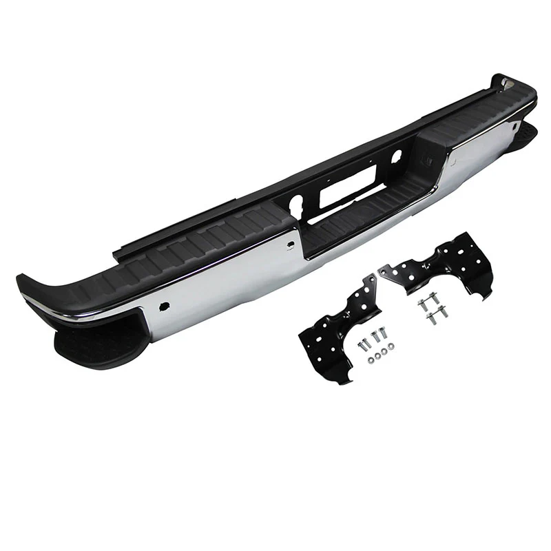 2014-2019 Chevrolet Silverado GMC Sierra 1500 New Rear Bumper Chrome Corner Step Park Assist GM1103175