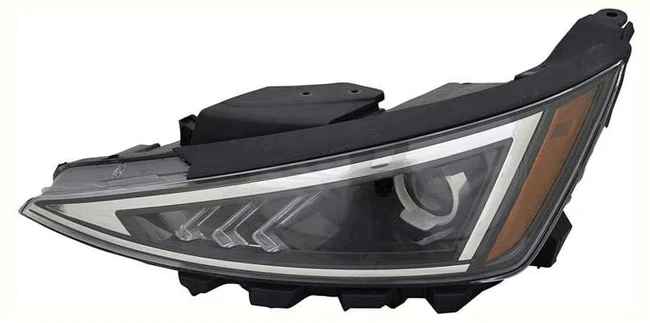 New LH Driver Halogen Headlight fits USA Built 2019-2020 Hyundai Elantra Sedan  HY2502233 92101F3500