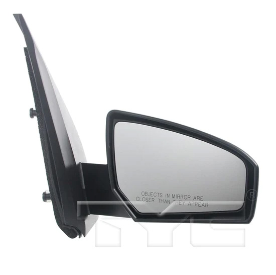 128-529151 A new right door side mirror with power remote control fits for a Nissan Sentra.
