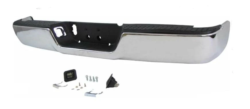 New Chrome Rear Bumper without Dual Exhaust & Park Assist fits 2009-2023 Dodge Ram 1500 68049781AB 68049744AA